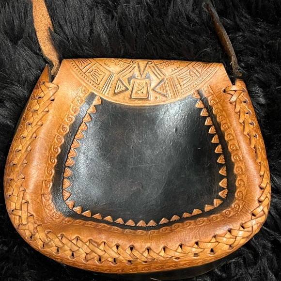 Vintage Mini Leather Crossbody Bag - Picture 6 of 15